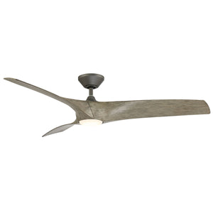 Modern Forms Fans - FR-W2006-62L27GHWW - 62" Ceiling Fan - Zephyr - Graphite/Weathered Wood