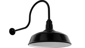 Bock Lighting - SN520-eG0-iG1 / LAC02 / 41SF / GN30C-G0 - Gooseneck - RLM Series - Black