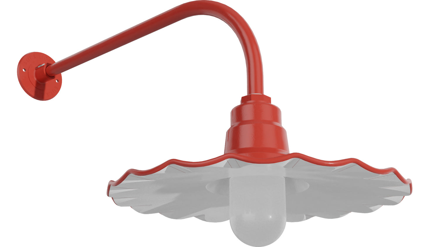 Bock Lighting - RW16-eG2-iG1 / LAC02 / 41SF / GN25J-G2 - Gooseneck - RLM Series - Red