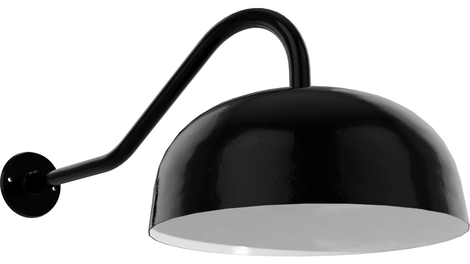 Bock Lighting - AG14-eG0-iG1 / MED5 / GN23A-G0 - Gooseneck - RLM Series - Black