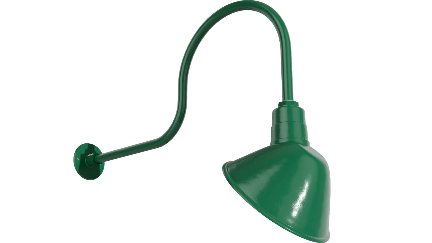 Bock Lighting - SN612-eG10-iG1 / MED5 / GN30C-G10 - Gooseneck - RLM Series - Dark Green