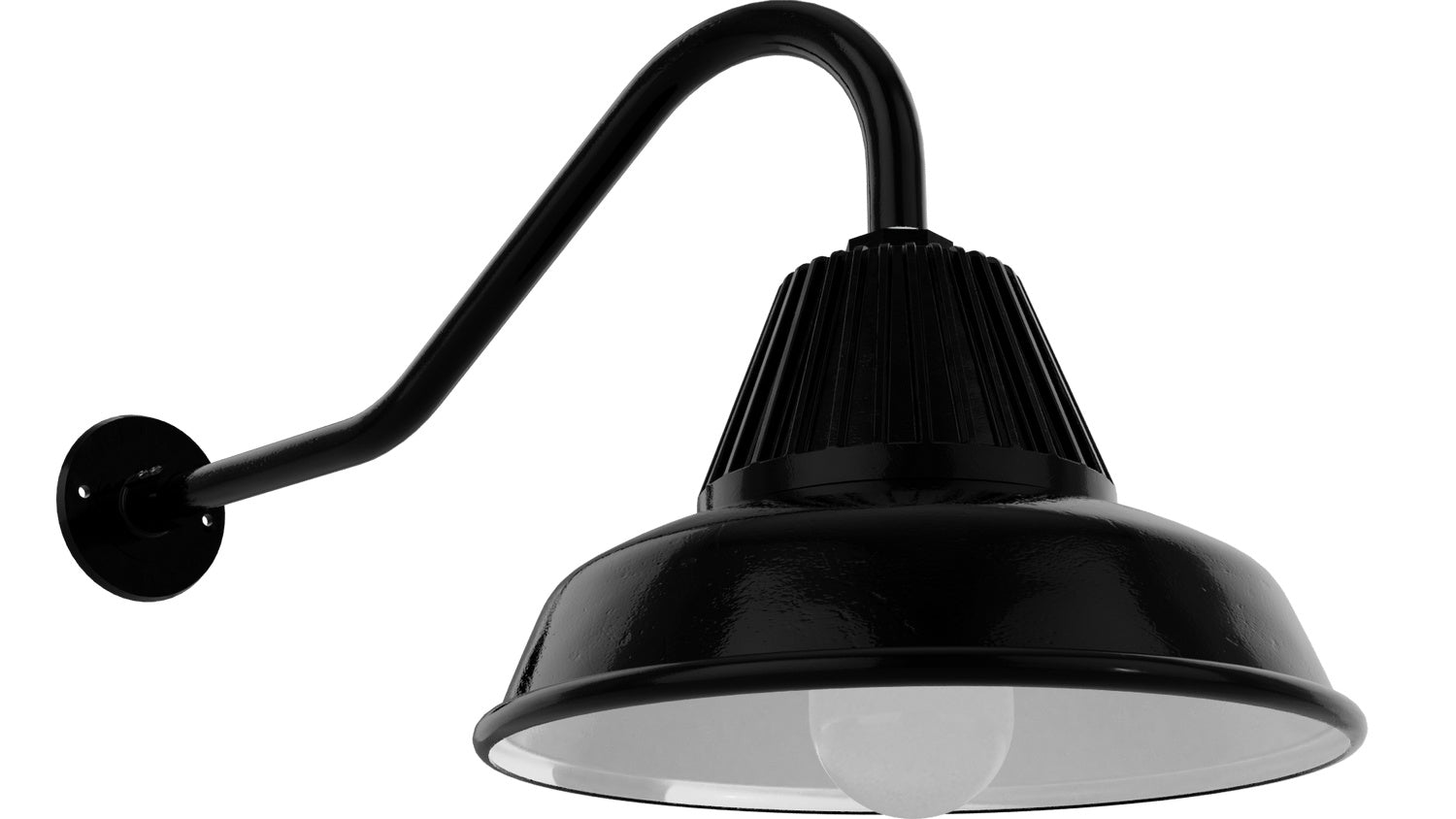 Bock Lighting - SB-514-eG0-iG1 / LAC02 / 41SF / GN23A-G0 - Gooseneck - RLM Series - Black