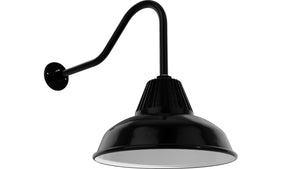 Bock Lighting - SB-516-eG0-iG1 / MED5 / GN22H-G0 - Gooseneck - RLM Series - Black