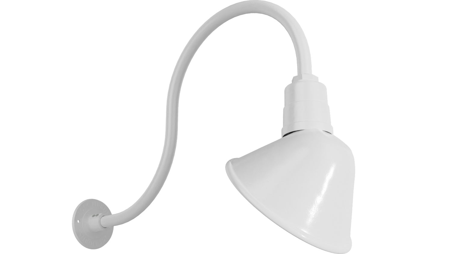 Bock Lighting - SN610-G1 / MED5 / GN24D-G1 - Gooseneck - RLM Series - White