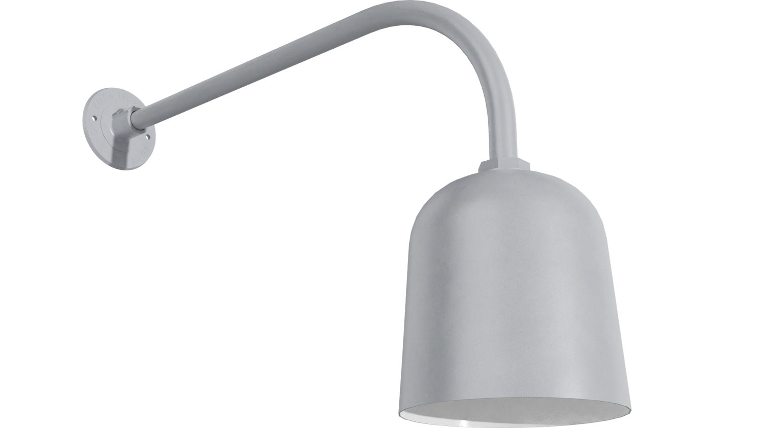 Bock Lighting - AH08-eG12-iG1 / MED5 / GN25J-G12 - Gooseneck - RLM Series - Brushed Aluminum