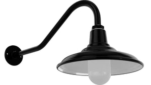 Bock Lighting - 412-eG0-iG1 / LAC02 / 41SF / GN23A-G0 - Gooseneck - RLM Series - Black