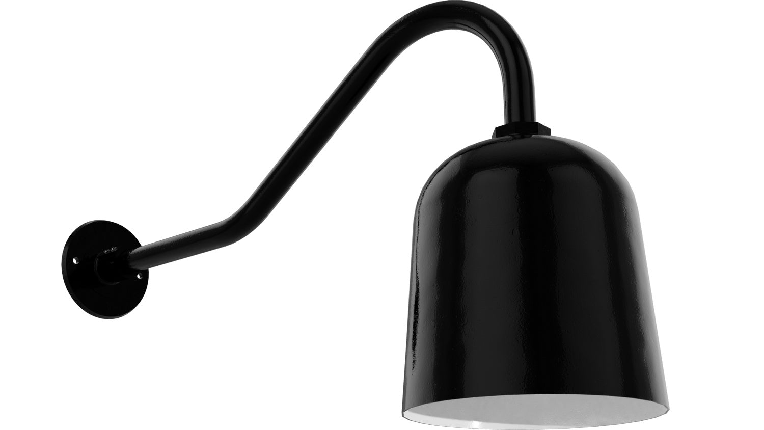 Bock Lighting - AH08-eG0-iG1 / LAC02 / 41SF / GN23A-G0 - Gooseneck - RLM Series - Black