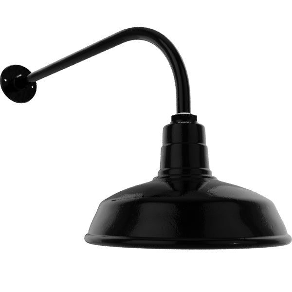 Bock Lighting - SN514-eG0-iG1 / MED5 / GN25J-G0 - Gooseneck - RLM Series - Black