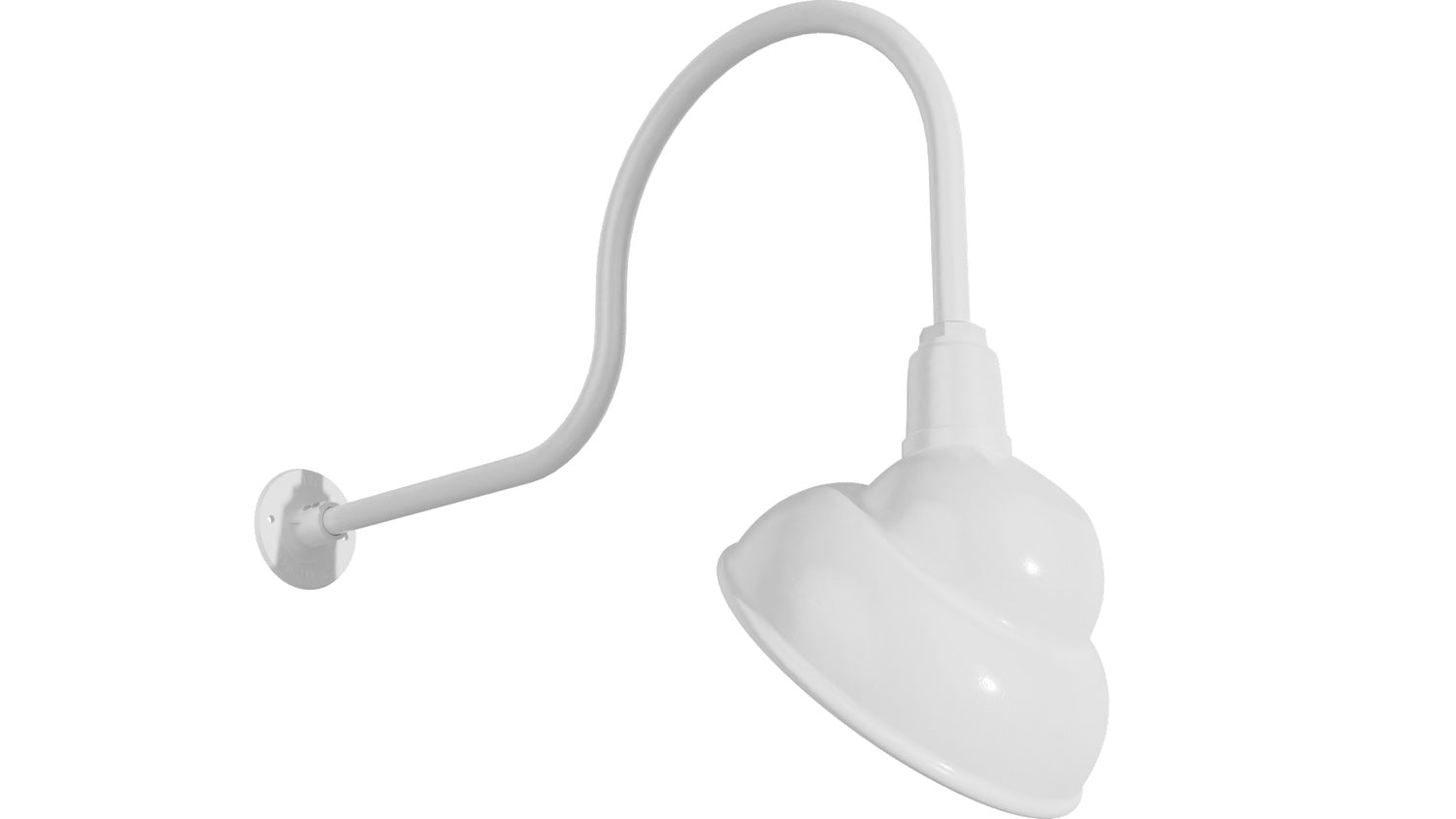 Bock Lighting - 6212-G1 / MED5 / GN30C-G1 - Gooseneck - RLM Series - White