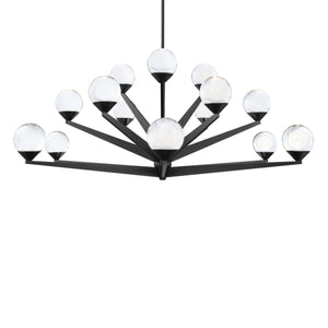 Modern Forms - PD-82042-BK - LED Chandelier - Double Bubble - Black