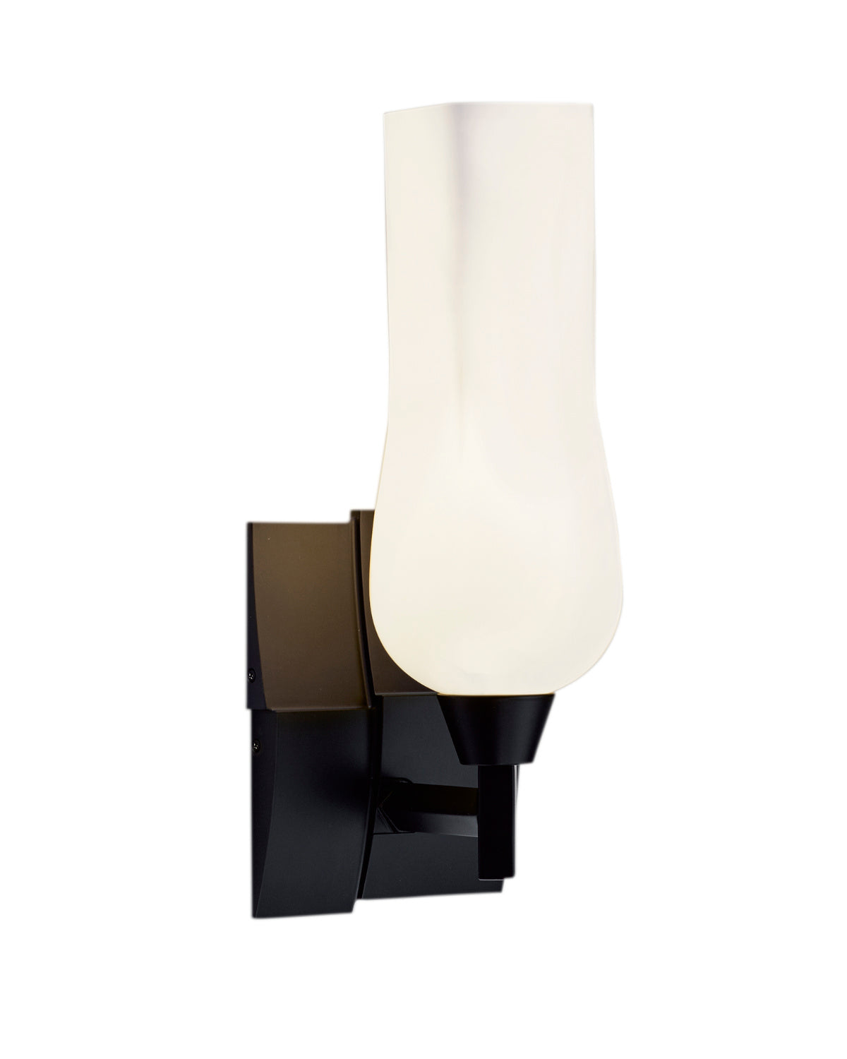 Norwell Lighting - 8175-MB-MO - One Light Vanity - Fleur - Matte Black