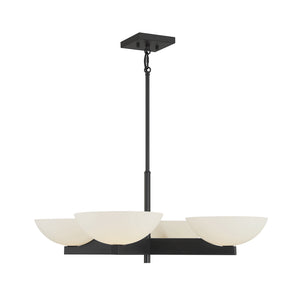 Savoy House - 1-1613-4-89 - Four Light Chandelier - Fallon - Matte Black