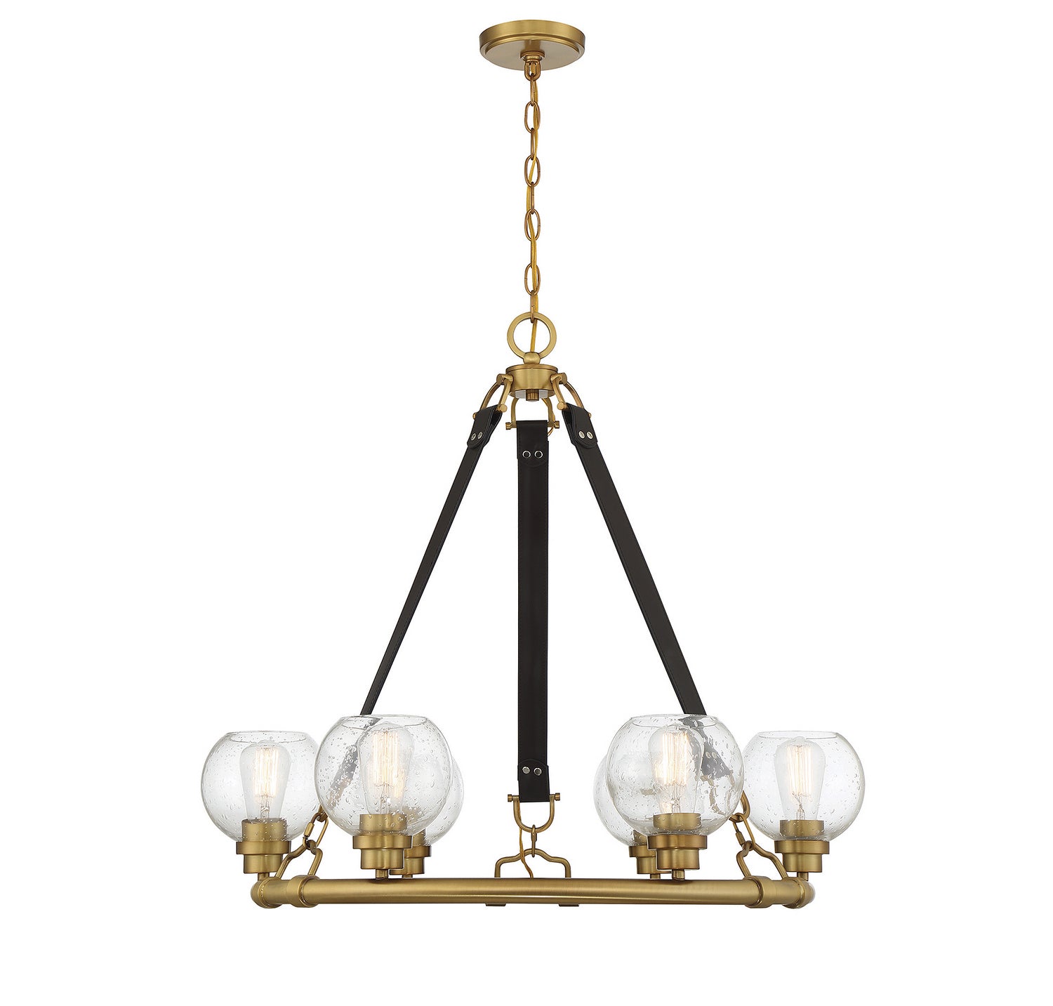 Savoy House - 1-1838-6-322 - Six Light Chandelier - Bozeman - Warm Brass