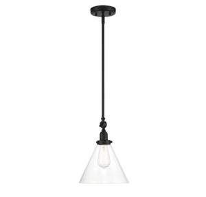 Savoy House - 7-9132-1-89 - One Light Pendant - Drake - Matte Black