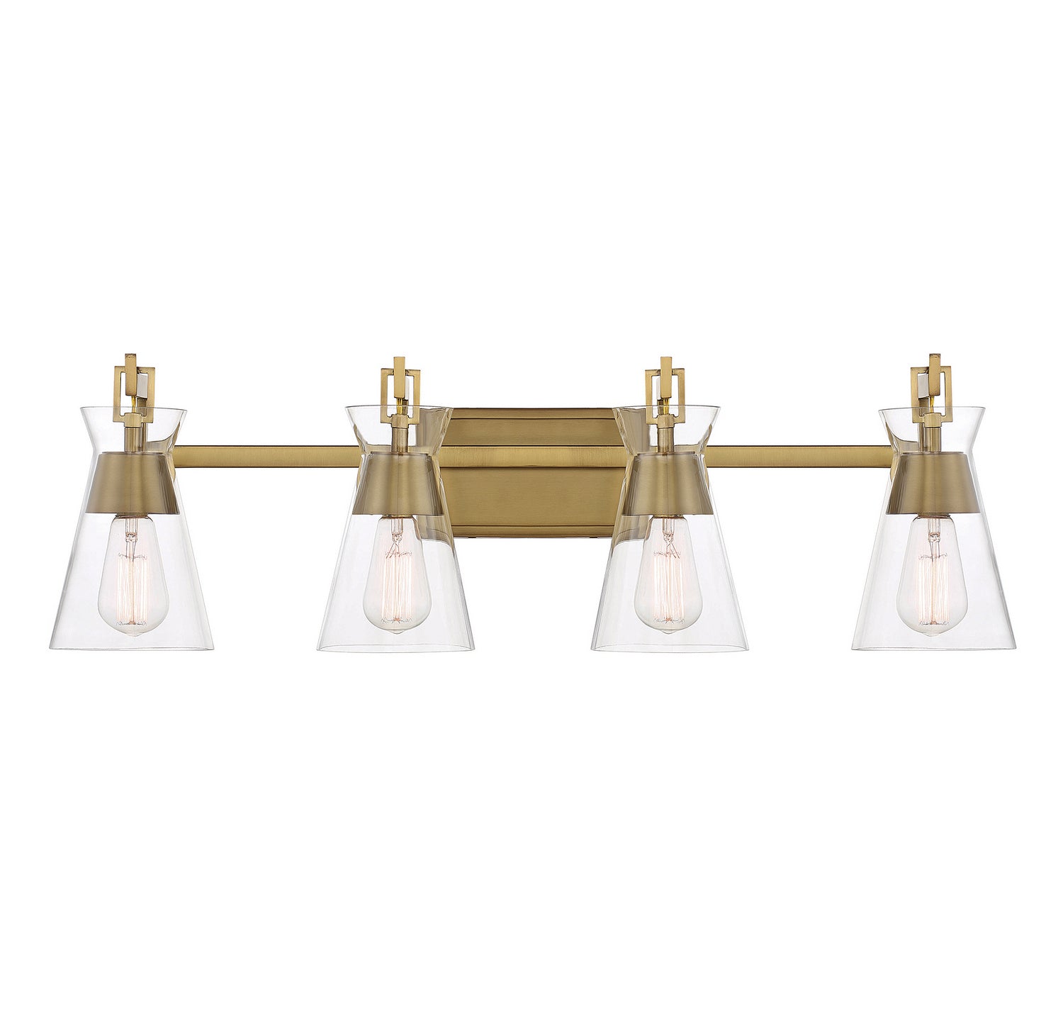 Savoy House - 8-1830-4-322 - Four Light Bathroom Vanity - Lakewood - Warm Brass