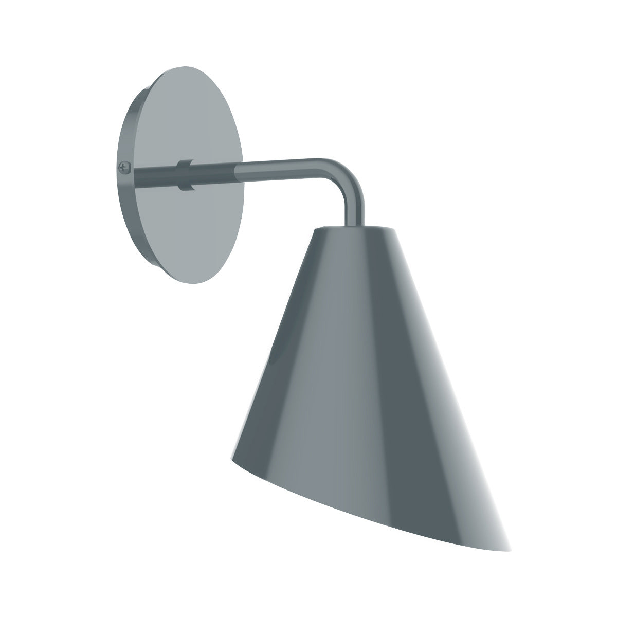 Montclair Light Works - SCJ415-40 - One Light Wall Sconce - J-Series - Slate Gray