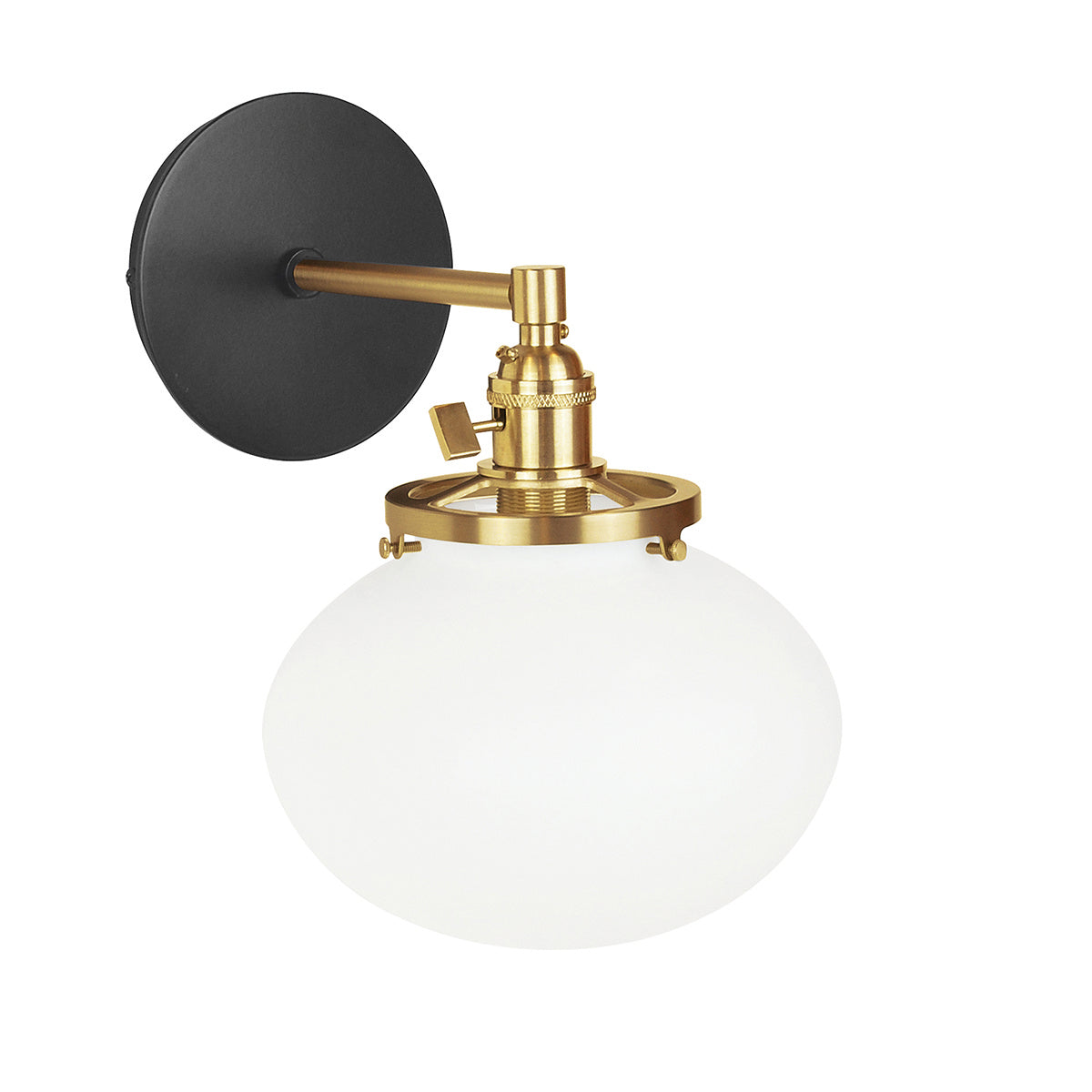 Montclair Light Works - SCM411-41-91 - One Light Wall Sconce - Uno - Black with Brushed Brass