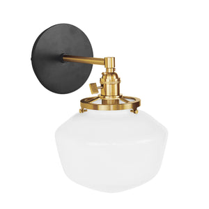 Montclair Light Works - SCM413-41-91 - One Light Wall Sconce - Uno - Black with Brushed Brass