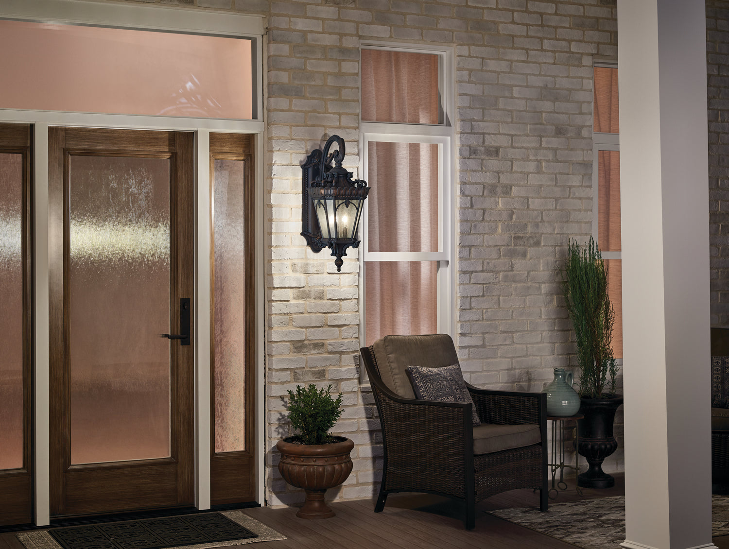 Kichler - 9559LD - Four Light Outdoor Post Mount - Tournai - Londonderry