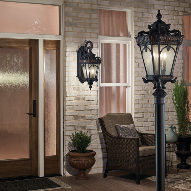 Kichler - 9559LD - Four Light Outdoor Post Mount - Tournai - Londonderry