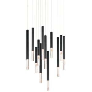 ET2 - E11032-95BK - LED Pendant - Diaphane - Black