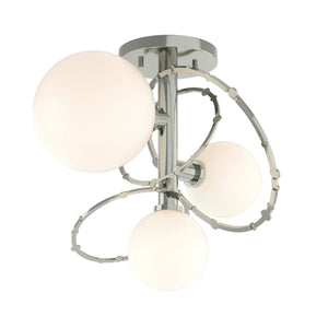 Hubbardton Forge - 121360-SKT-85-GG0712 - Three Light Semi-Flush Mount - Olympus - Sterling