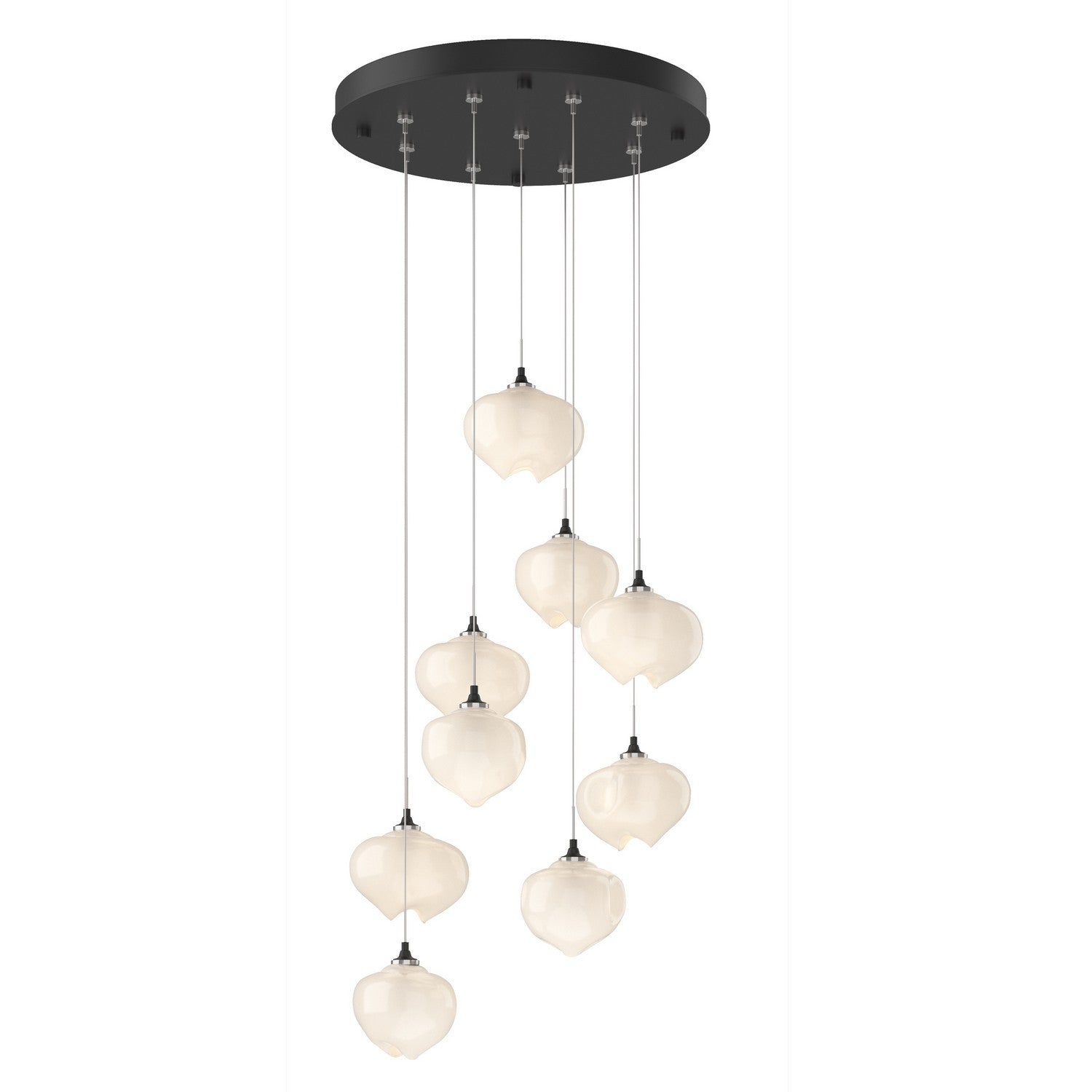 Hubbardton Forge - 131103-SKT-STND-10-FD0710 - Ume 9-Light Pendant - Ume - Black