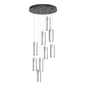 Hubbardton Forge - 131104-SKT-STND-10-GG0065 - LED Pendant - Exos Glass - Black