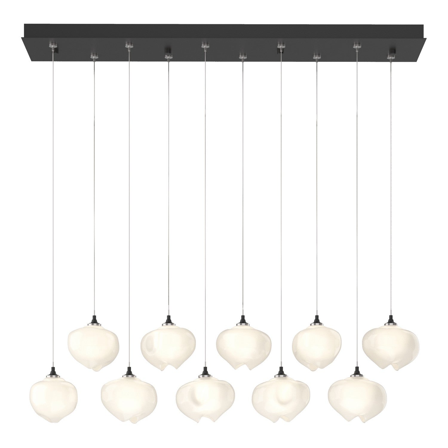 Hubbardton Forge - 131203-SKT-STND-10-FD0710 - Ume 10-Light Pendant - Ume - Black