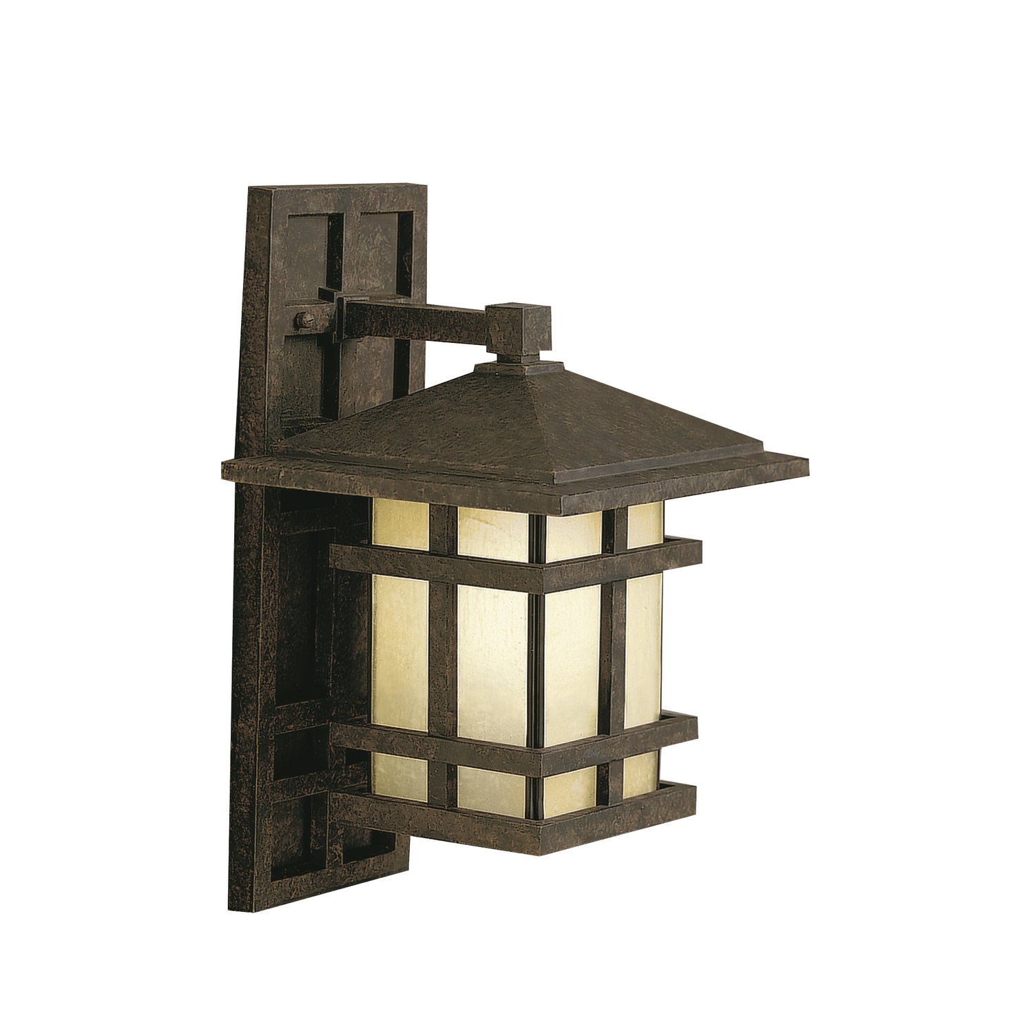 Kichler - 9130AGZ - One Light Outdoor Wall Mount - Cross Creek - Aged Bronze