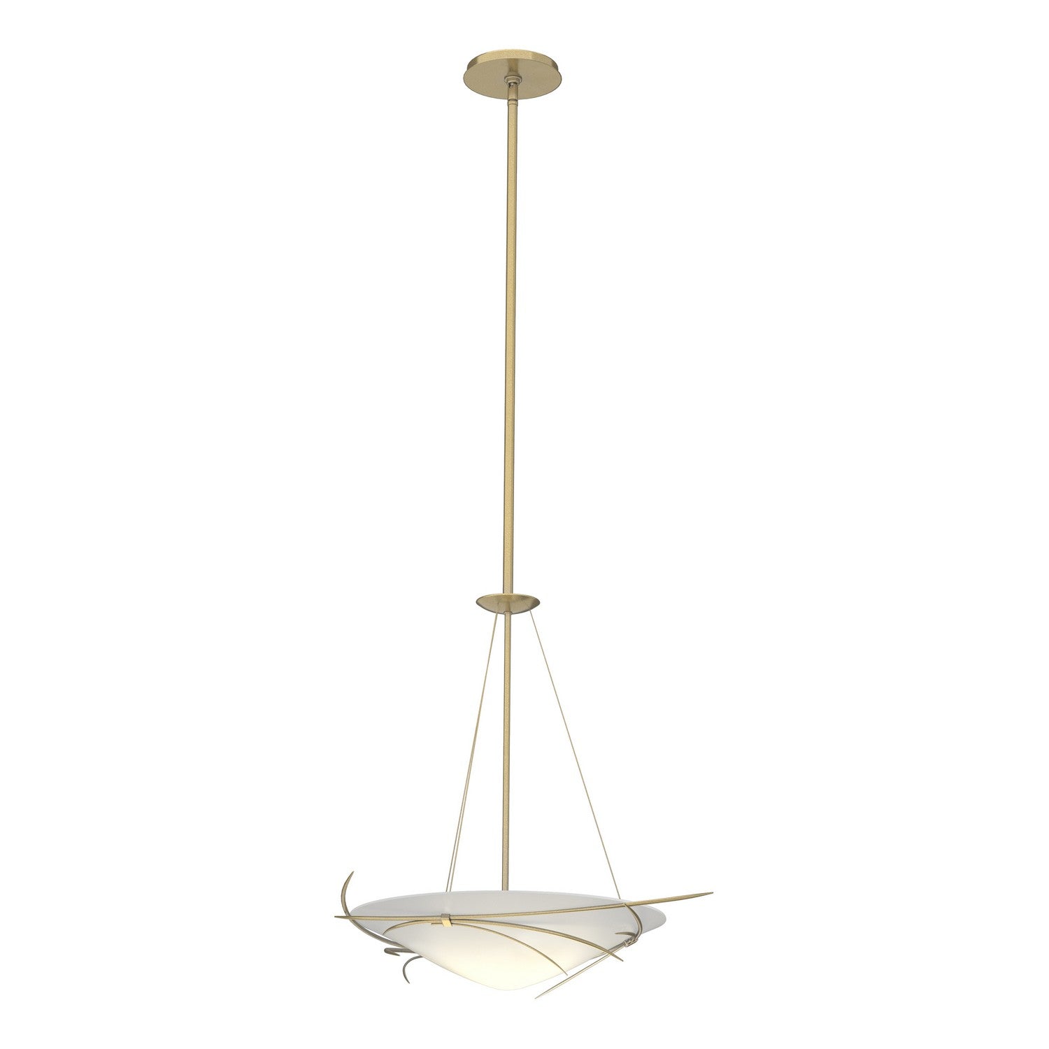 Hubbardton Forge - 131620-SKT-MULT-86-GG0722 - Three Light Pendant - Wisp - Modern Brass