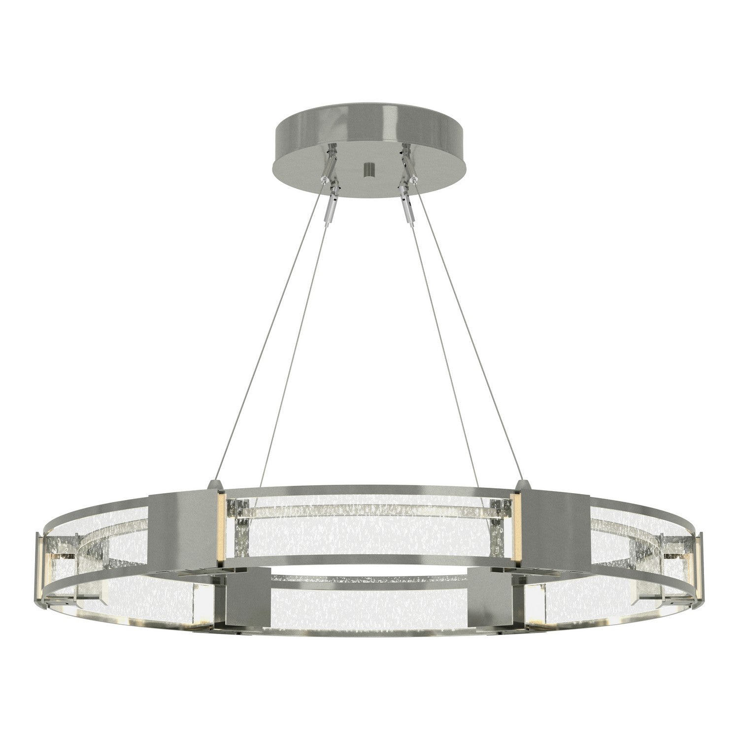 Hubbardton Forge - 138588-SKT-STND-85-II0399 - Aura Glass Pendant - Aura - Sterling