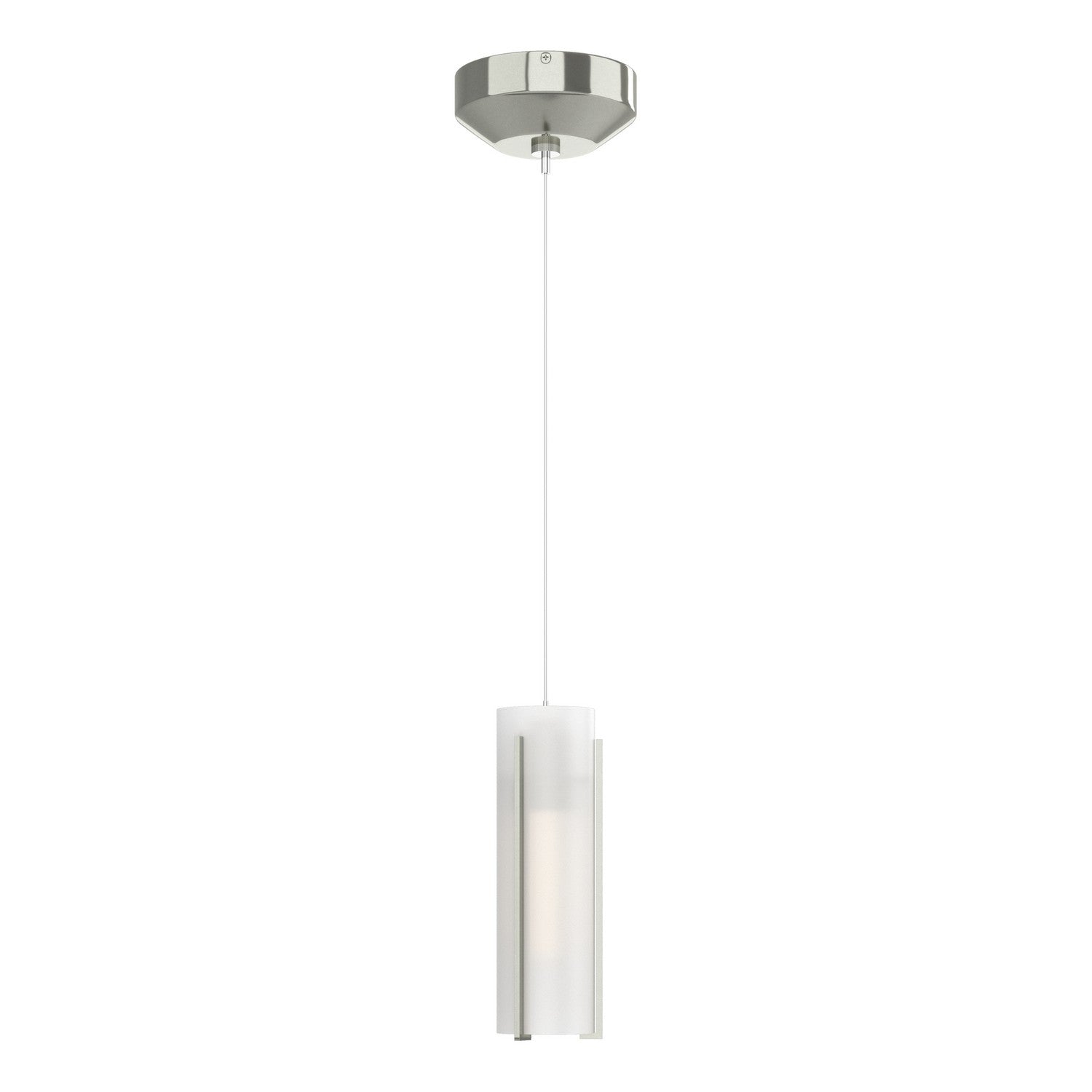 Hubbardton Forge - 161180-SKT-STND-85-GG0065 - Exos Glass Low Voltage Mini Pendant - Exos Glass - Sterling