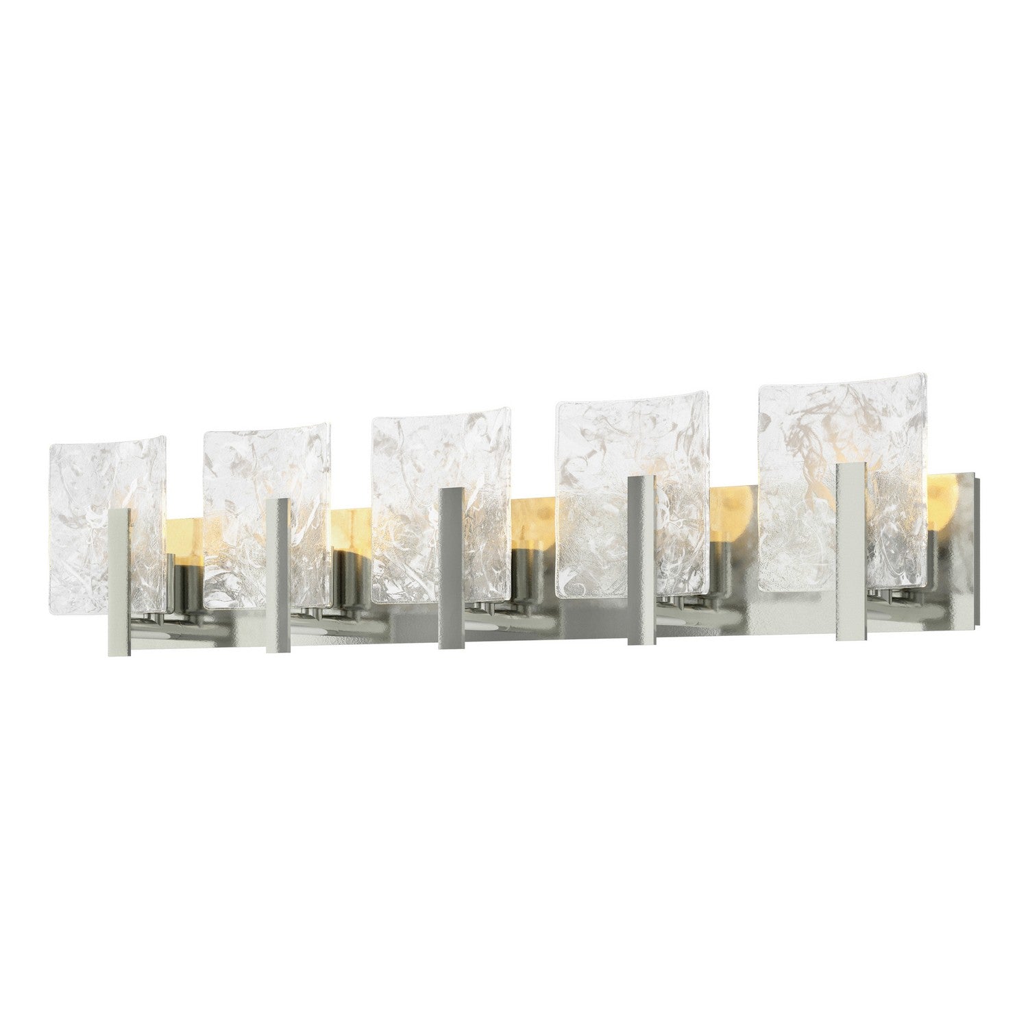 Hubbardton Forge - 201313-SKT-85-YR0719 - Five Light Bath Sconce - Arc - Sterling