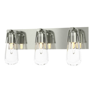 Hubbardton Forge - 201332-SKT-85-ZM0718 - Three Light Bath Sconce - Eos - Sterling