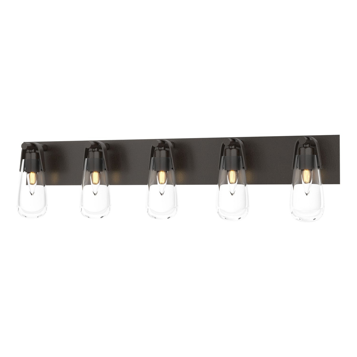 Hubbardton Forge - 201333-SKT-14-ZM0718 - Five Light Bath Sconce - Eos - Oil Rubbed Bronze