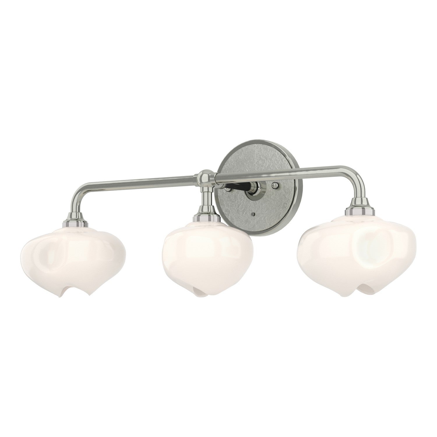 Hubbardton Forge - 201342-SKT-85-85-FD0710 - Ume 3-Light Curved Arm Bath Sconce - Ume - Sterling