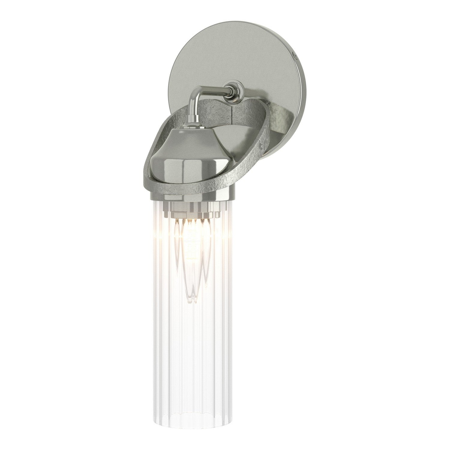 Hubbardton Forge - 201344-SKT-85-ZM0634 - One Light Bath Sconce - Bow - Sterling