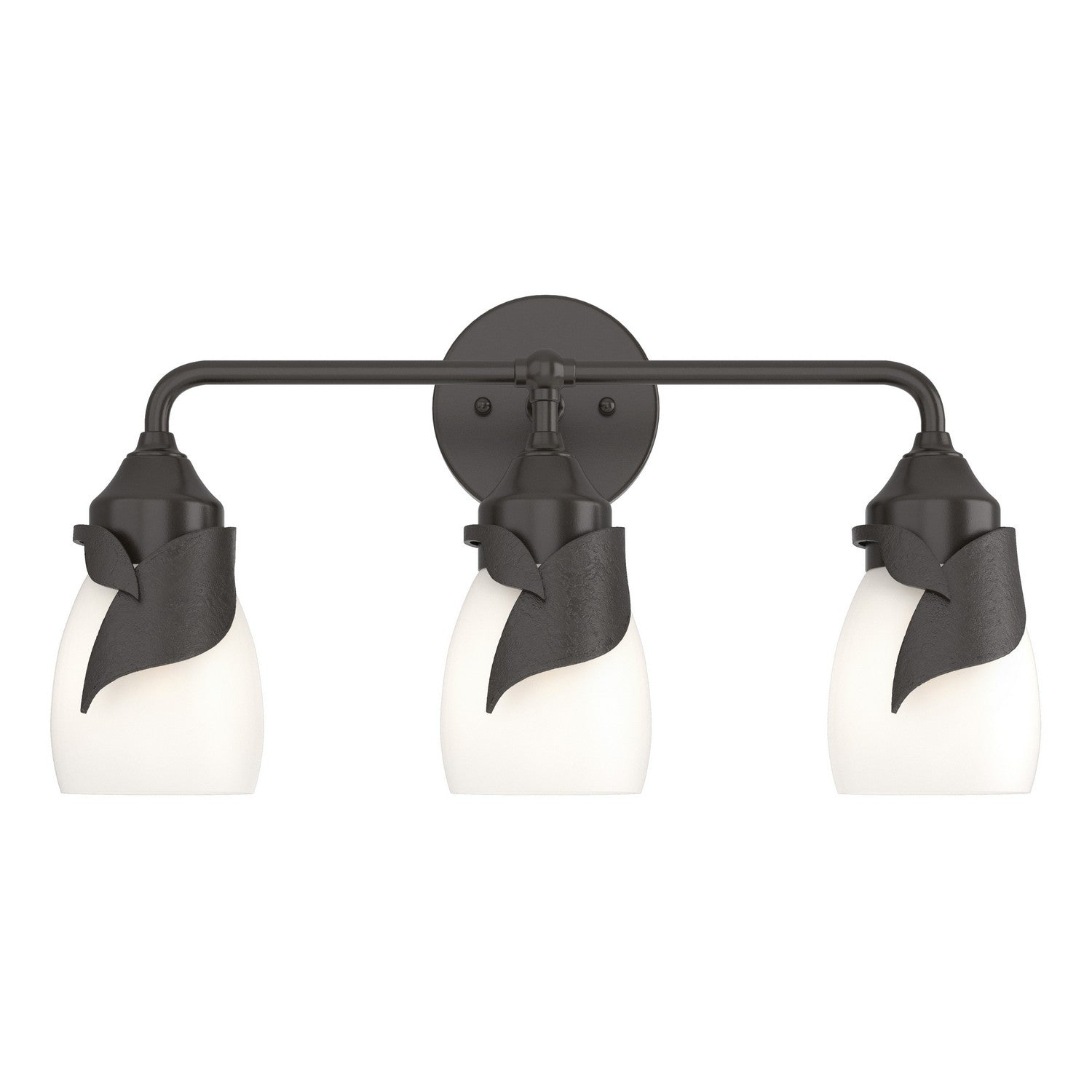 Hubbardton Forge - 201352-SKT-14-GG0330 - Lapas 3-Light Bath Sconce - Lapas - Oil Rubbed Bronze