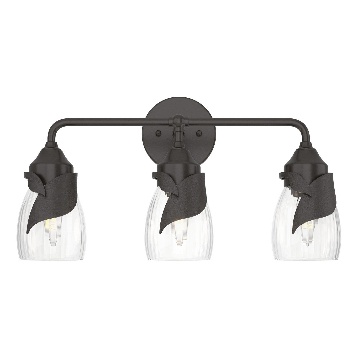 Hubbardton Forge - 201352-SKT-14-LL0330 - Lapas 3-Light Bath Sconce - Lapas - Oil Rubbed Bronze