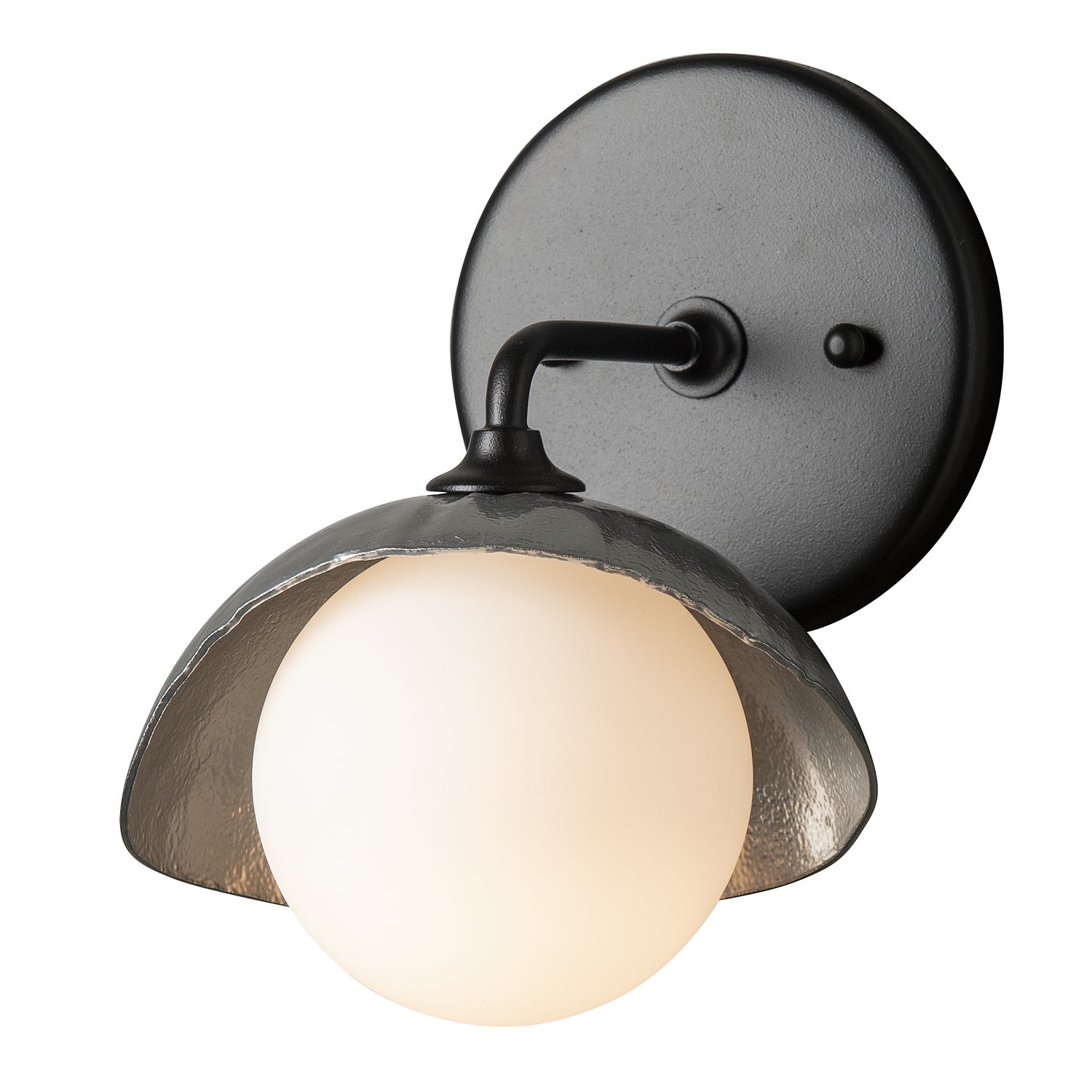 Hubbardton Forge - 201372-SKT-10-85-GG0711 - One Light Bath Sconce - Brooklyn - Black