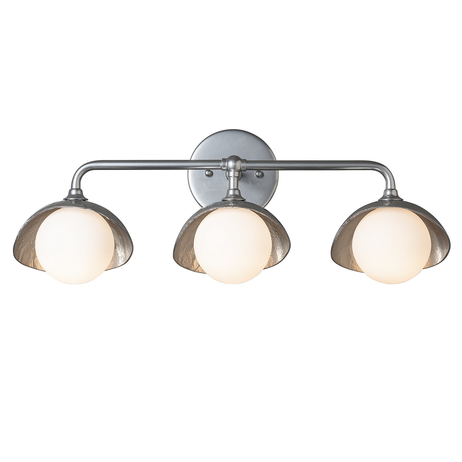 Hubbardton Forge - 201373-SKT-86-86-GG0711 - Brooklyn 3-Light Single Shade Bath Sconce - Brooklyn - Modern Brass