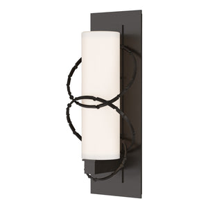 Hubbardton Forge - 302401-SKT-14-GG0066 - One Light Outdoor Wall Sconce - Olympus - Coastal Oil Rubbed Bronze