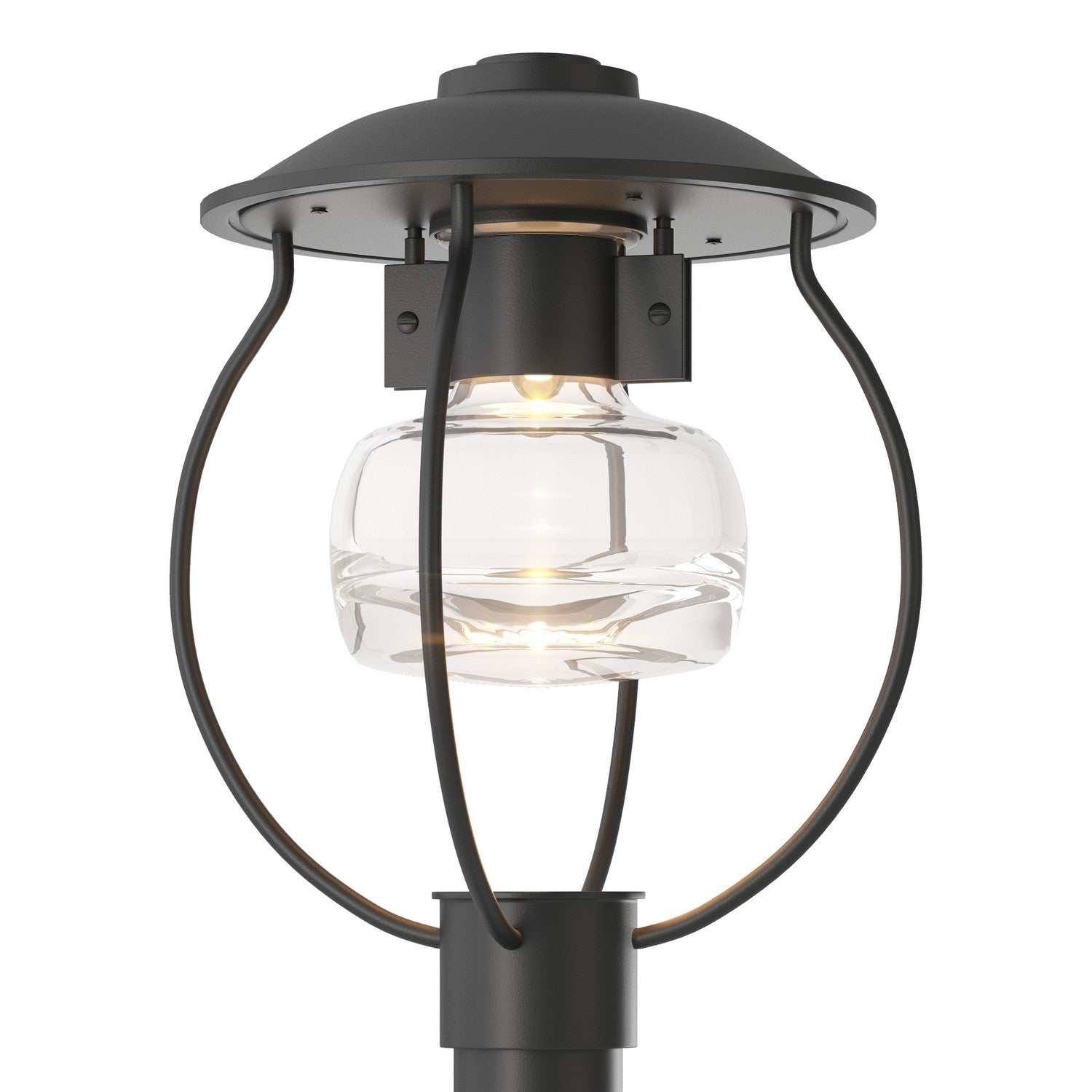 Hubbardton Forge - 344810-SKT-80-ZM0447 - One Light Outdoor Post Mount - Mason - Coastal Black