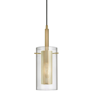 Dainolite Ltd - 30961-CM-AGB - One Light Pendant - Percy - Aged Brass