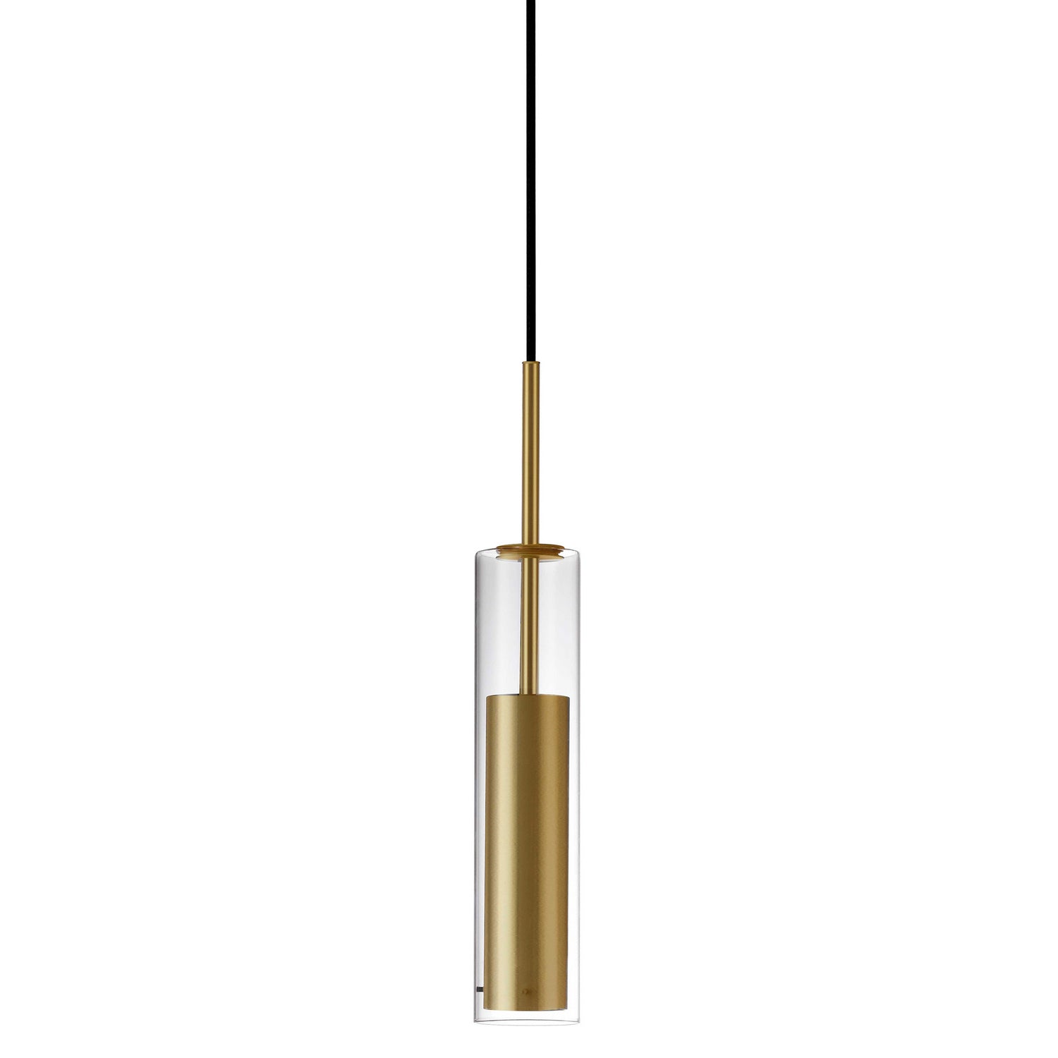 Dainolite Ltd - LUN-1LEDP-AGB - LED Pendant - Luna - Aged Brass