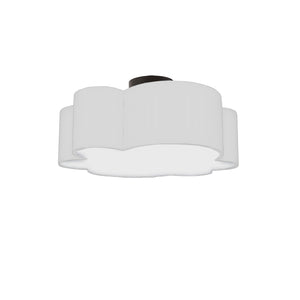 Dainolite Ltd - PLX-152FH-MB-WH - Three Light Flush Mount - Phlox - White