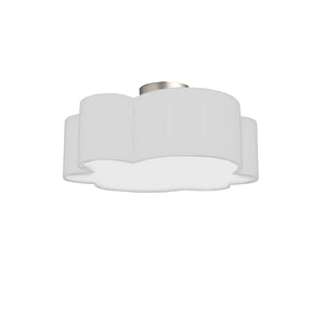 Dainolite Ltd - PLX-152FH-PC-WH - Three Light Flush Mount - Phlox - White