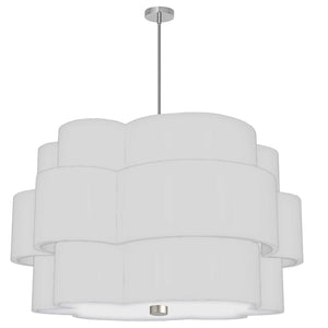 Dainolite Ltd - PLX-284C-PC-WH - Four Light Chandelier - Phlox - White