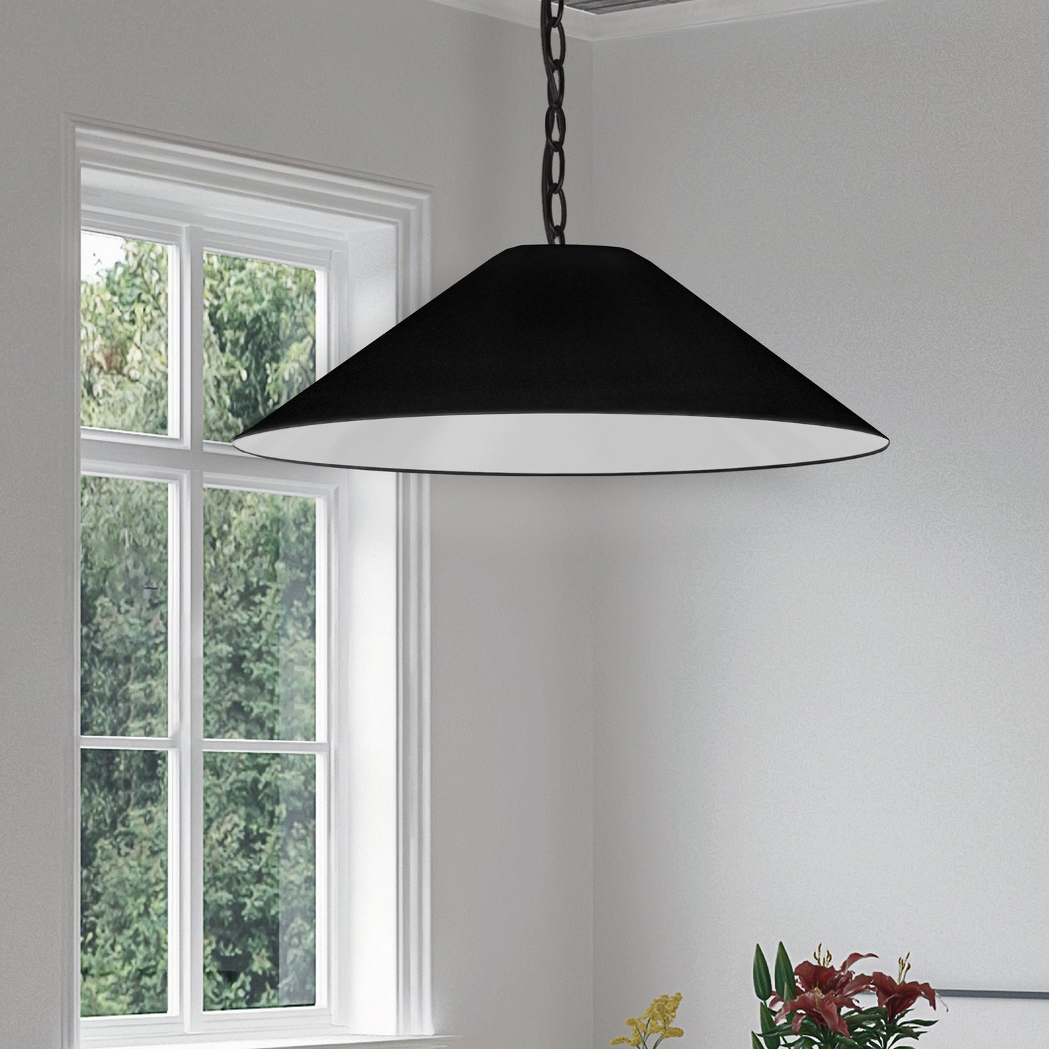 Dainolite Ltd - PSY-L-MB-797 - One Light Pendant - Presley - Black